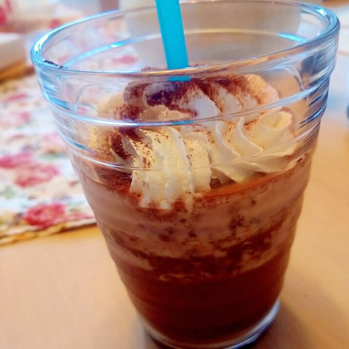 ダークチョコモカフラペチーノ風